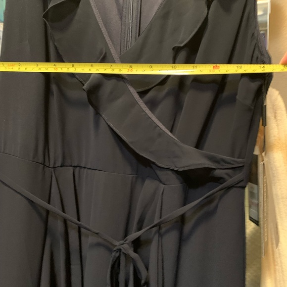 Karl Lagerfeld long navy dress size 10 NWT - Picture 6 of 12